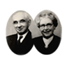 Sr George William Ormerod e sua esposa Mary, fundadores de Lancashire Sock